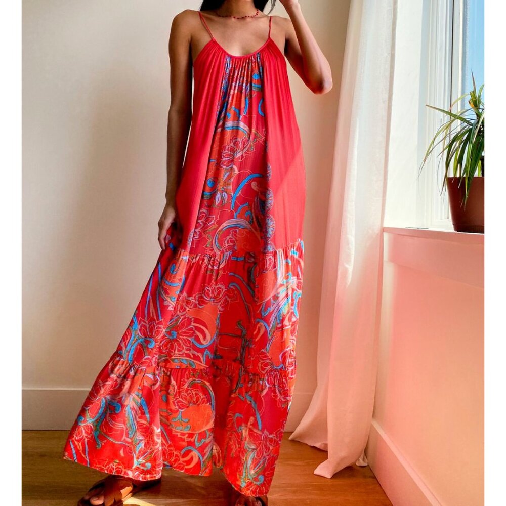 Free People Miles Away Maxi Slip